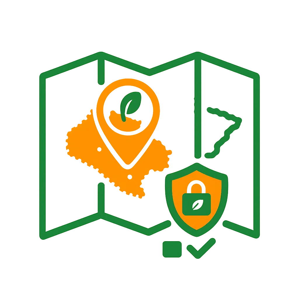 Bản đồ vùng trồng