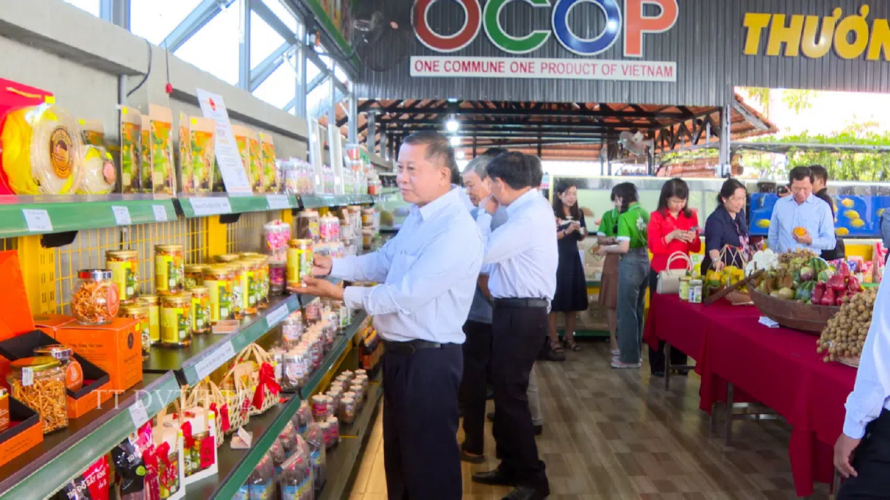 LỄ BÀN GIAO ĐIỂM GIỚI THIỆU VÀ BÁN SẢN PHẨM OCOP CỦA XÃ TRƯỜNG THÀNH