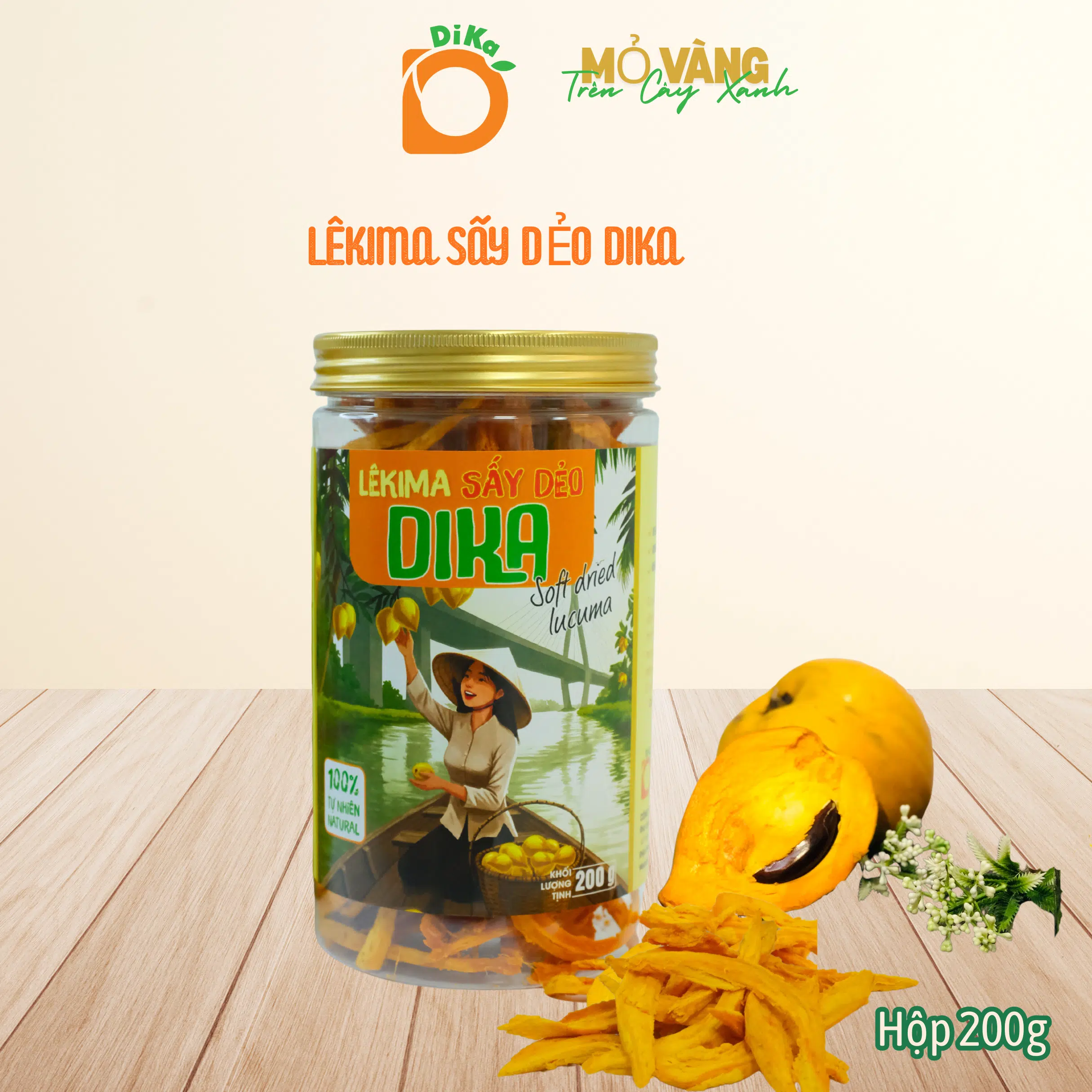 Lêkima Sấy Dẻo DiKa (hộp 200g)