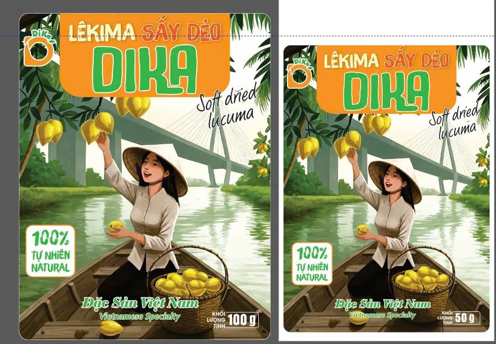 Lêkima Sấy Dẻo DiKa (gói 50g)